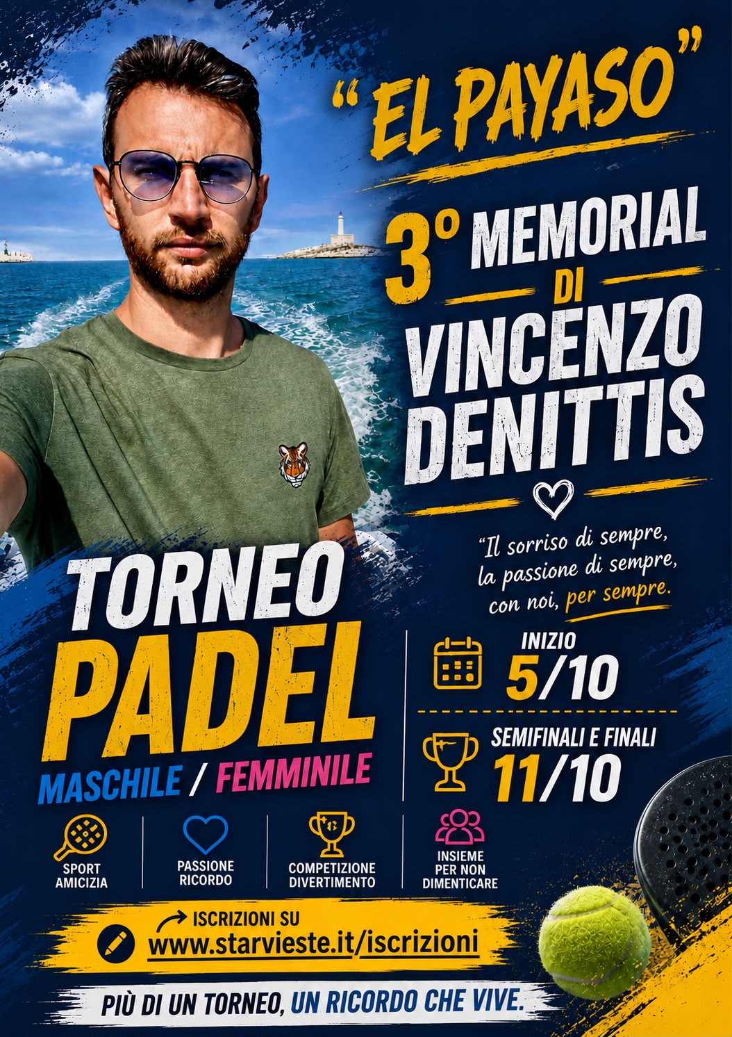 locandina memorial denittis 2026