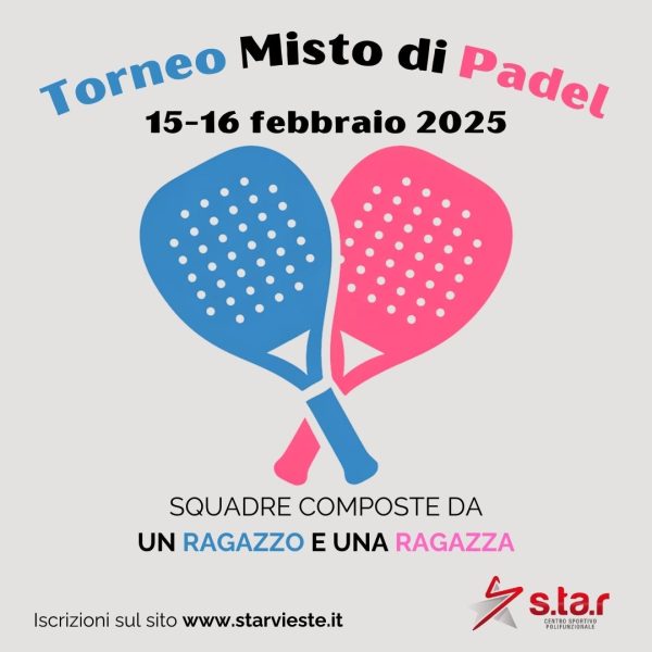 Torneo MISTO di Padel 1080x1080